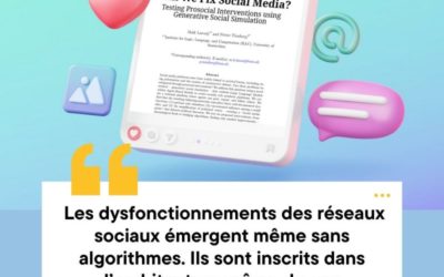Ma minute Com’ #11 : et si le problème des réseaux sociaux venait de leur architecture même ?